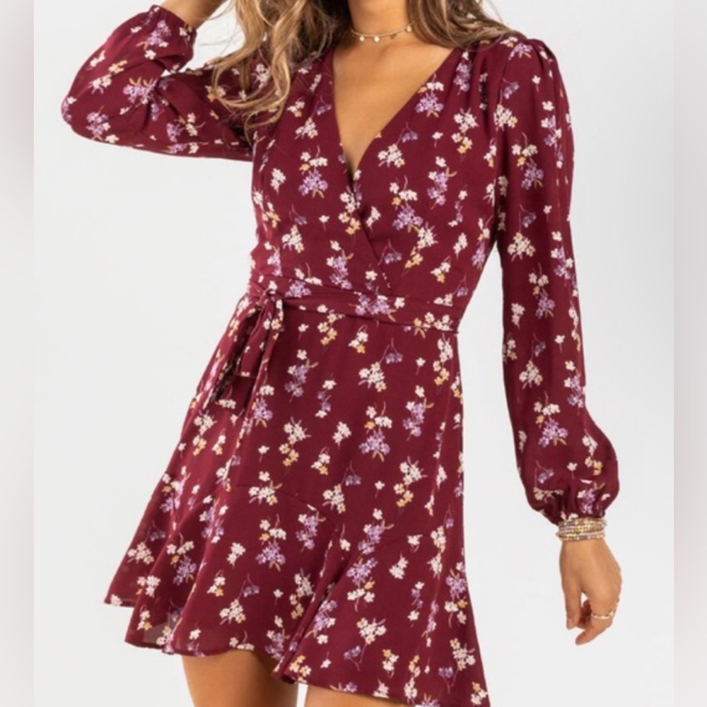 Floral Long Sleeve Dress